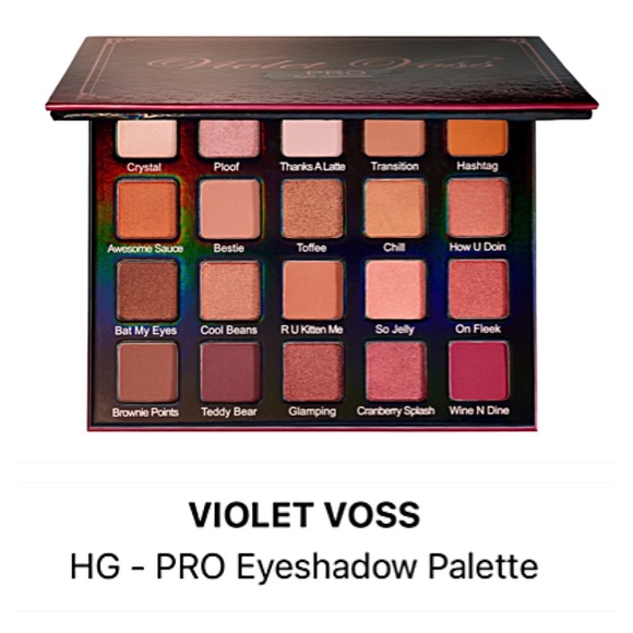NEW! VIOLET VOSS PRO 20 EYESHADOW PALETTE HOLY GRAIL! Paraben-free;sulfate-free! - Picture 12 of 14